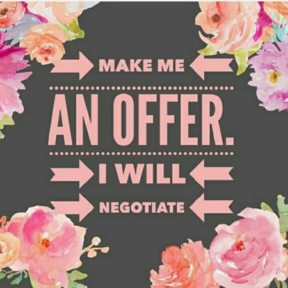 Let’s negotiate!